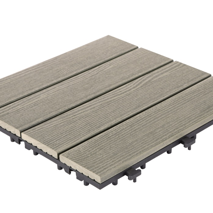 WPC Composite DIY deck tile Floor SM-4P-B BU