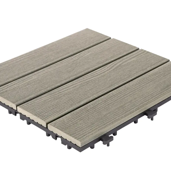 WPC Composite DIY deck tile Floor SM-4P-B BU