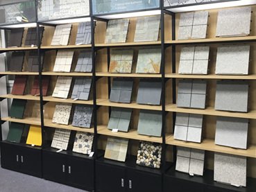 JIABANG deck tiles display