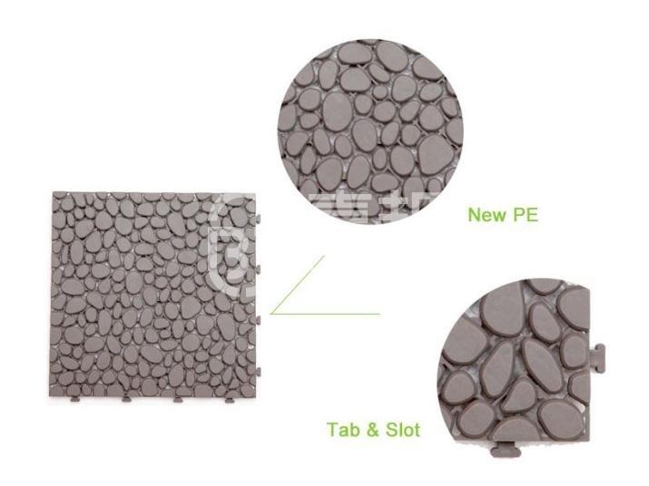 plastic floor tiles outdoor slip anti JIABANG Brand company