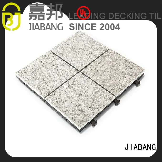 latest interlocking granite deck tiles low-cost for porch construction JIABANG