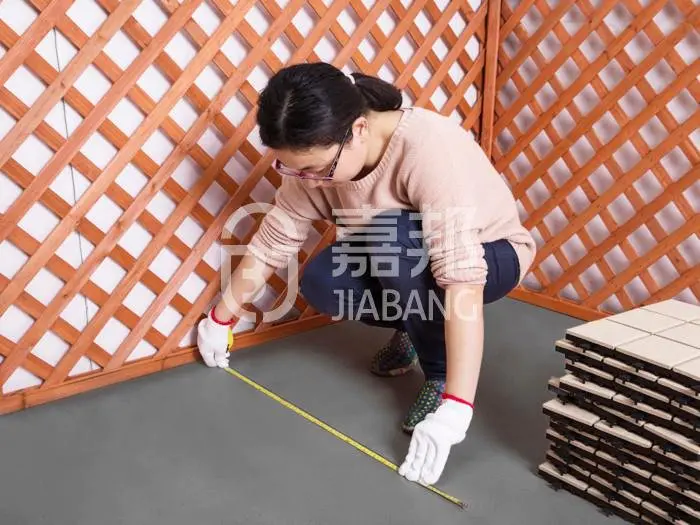 JIABANG protective wood plastic composite decking tiles for wholesale