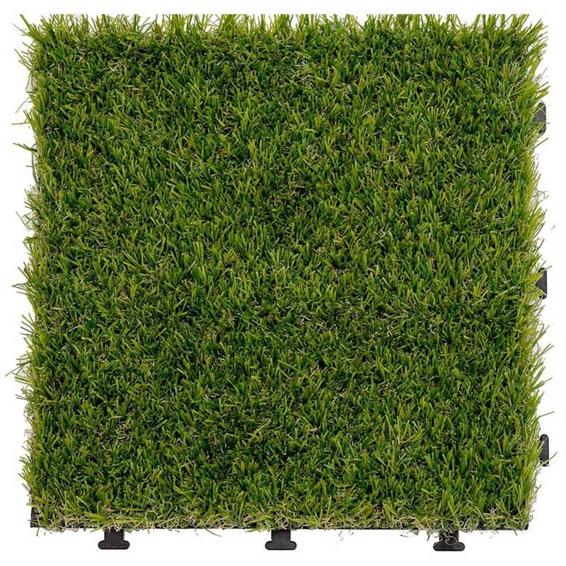 Antibacterial artificial grass deck tiles G015