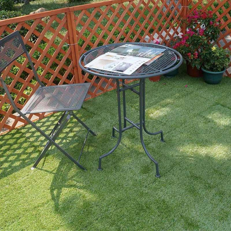 Antibacterial artificial grass deck tiles G015