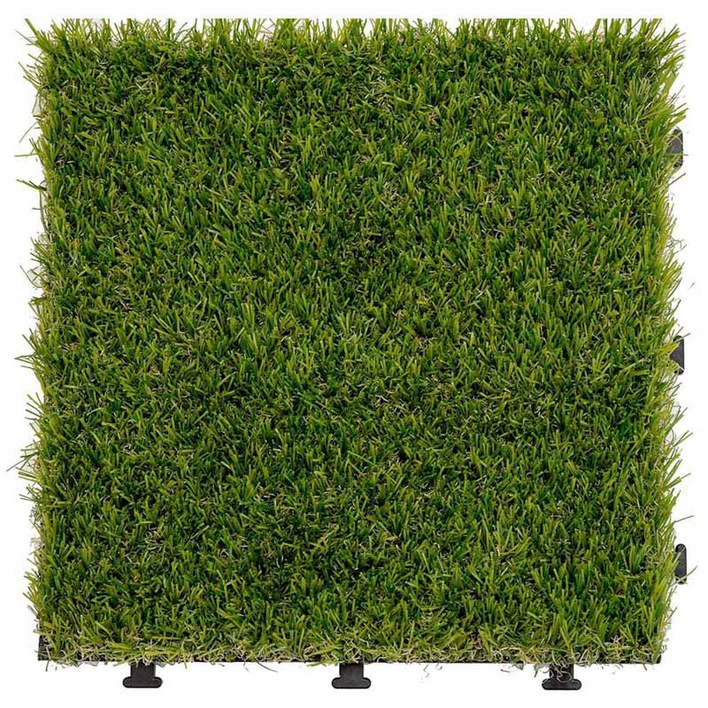 JIABANG Antibacterial artificial grass deck tiles with permeable backing G018 Permeable Acking Grass Deck Tile image128