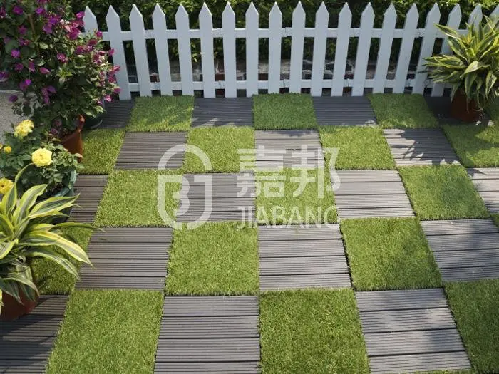 outdoor grass tiles deck tiles permeable fake grass squares manufacture
