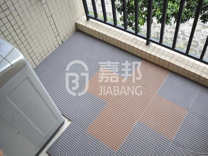 plastic floor tiles outdoor slip anti JIABANG Brand company