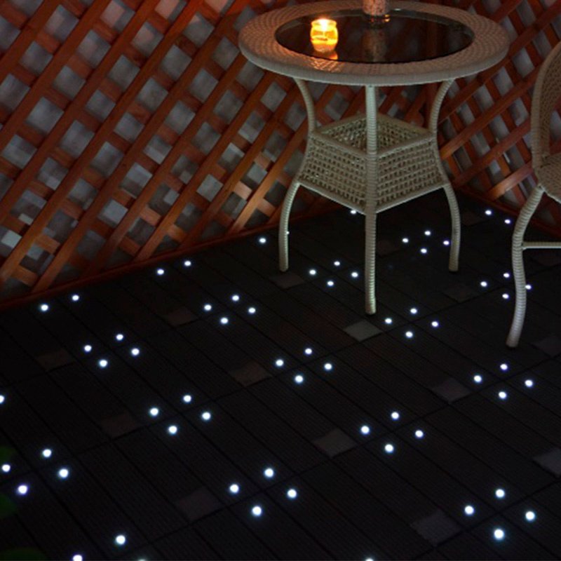 JIABANG Eco-friendly WPC solar light deck tiles SSLW-WPC30 LDP Solar Light Deck Tile image123