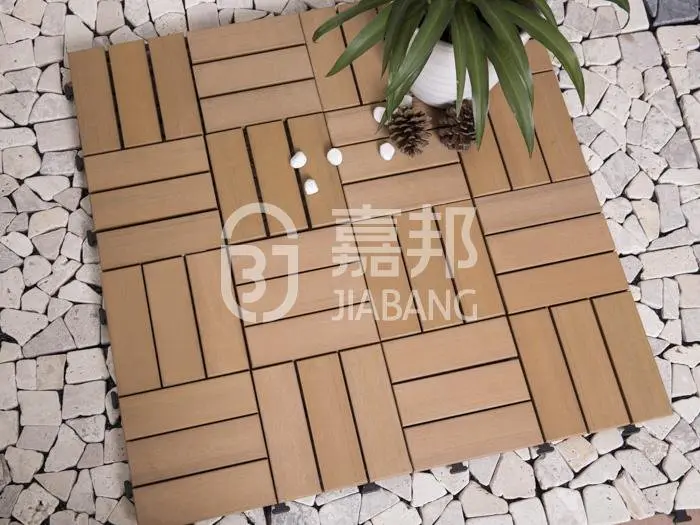 light-weight plastic decking tiles high-quality garden path JIABANG