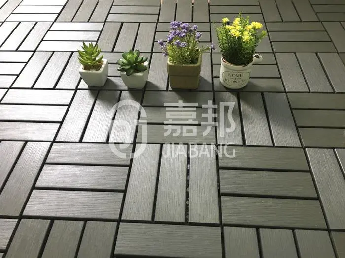 high-end plastic patio tiles anti-siding garden path
