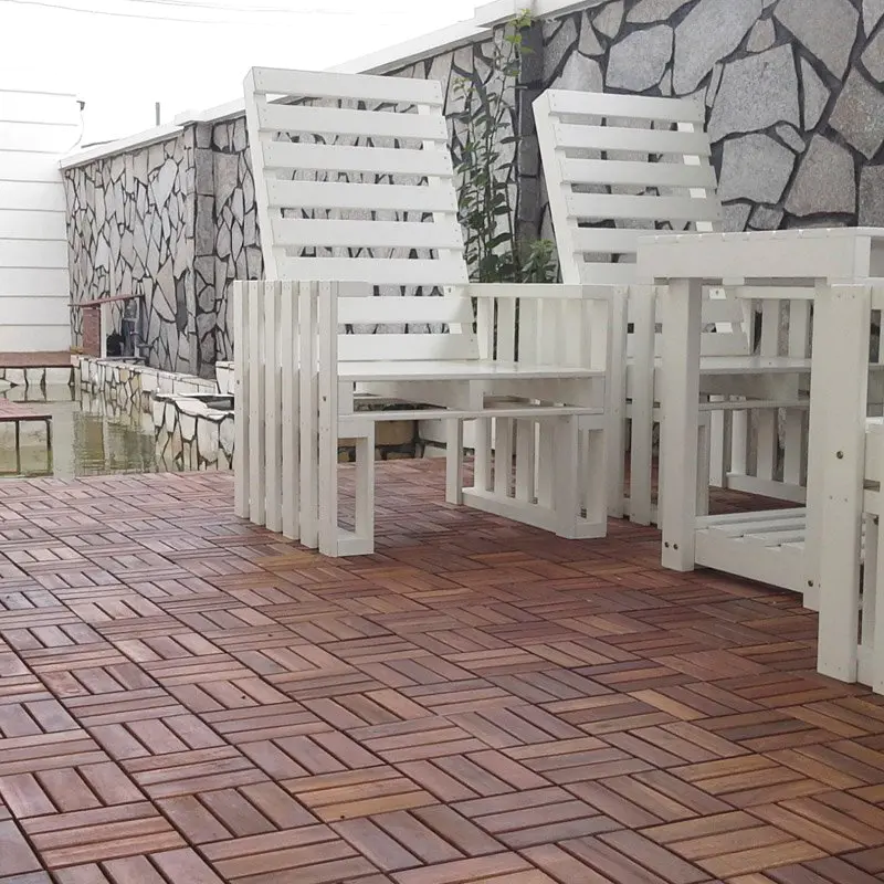 Acacia interlocking outdoor tiles A12P3030PC