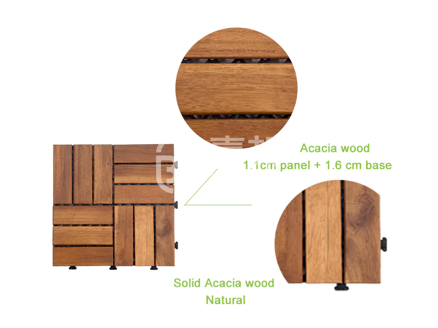 JIABANG hot-sale acacia hardwood deck tiles outdoor at discount