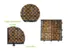 JIABANG Brand acacia deck outdoor solid acacia tile flooring tiles