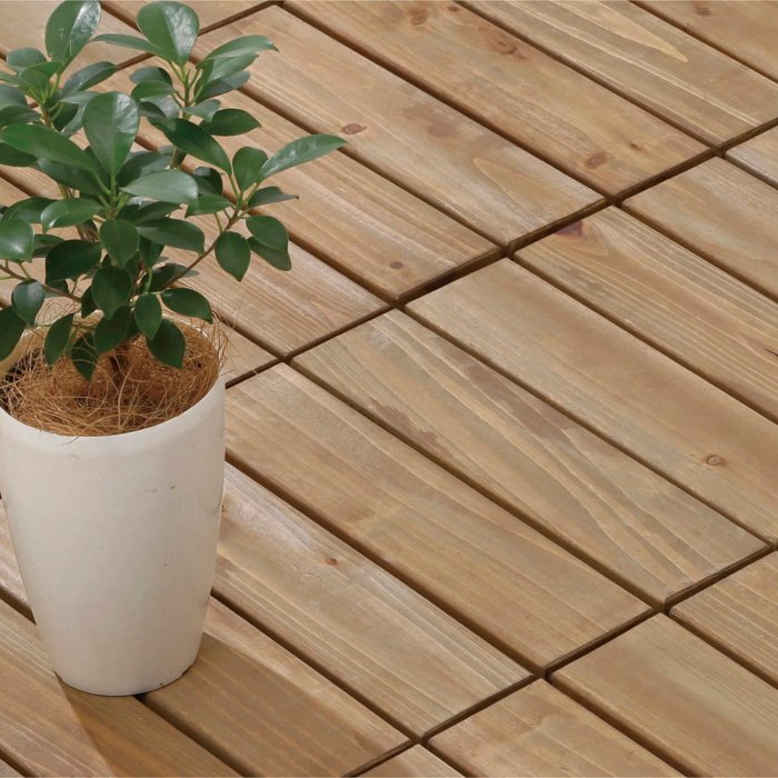 Patio wood deck tiles S4P3030PH