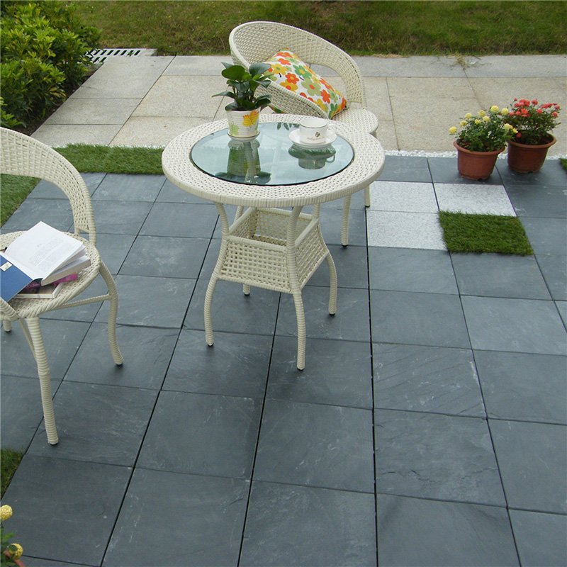 Professional Slate Patio Tiles Basement Floor Interlocking Slate Tiles