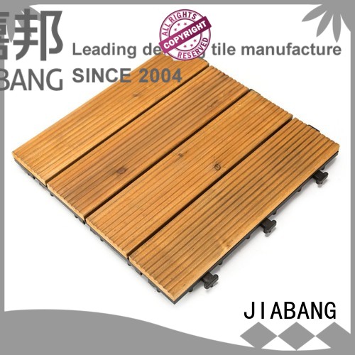 natural interlocking wood decking flooring wood wooden floor JIABANG