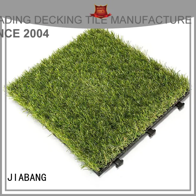 synthetic turf grass tiles landscape path building JIABANG