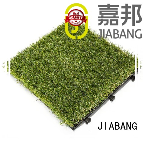 JIABANG high-quality synthetic grass tiles at discount balcony construction