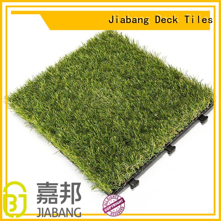 JIABANG hot-sale fake grass tiles garden decoration