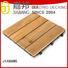 refinishing natural JIABANG Brand square wooden decking tiles