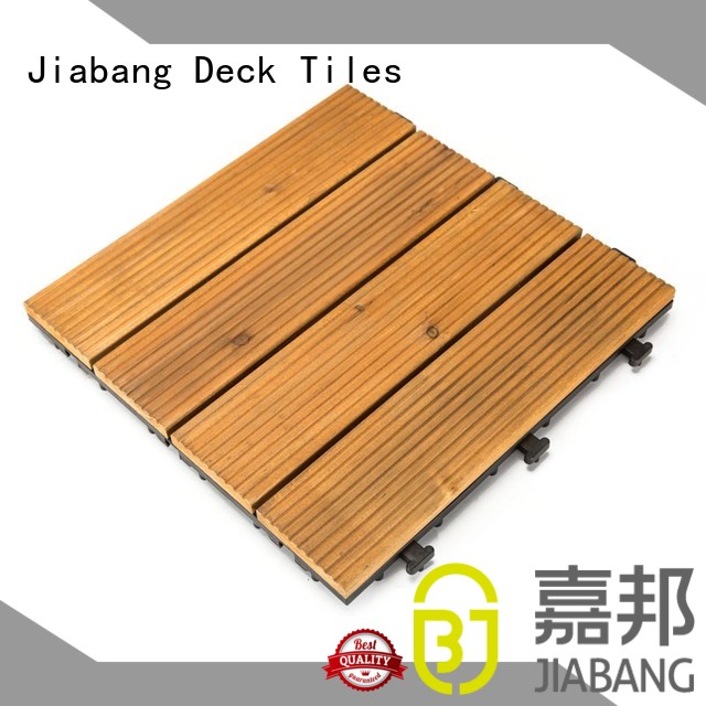JIABANG interlocking interlocking wood deck tiles wood deck for garden