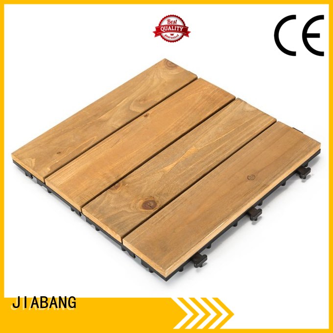 JIABANG refinishing interlocking wood deck tiles chic design for garden