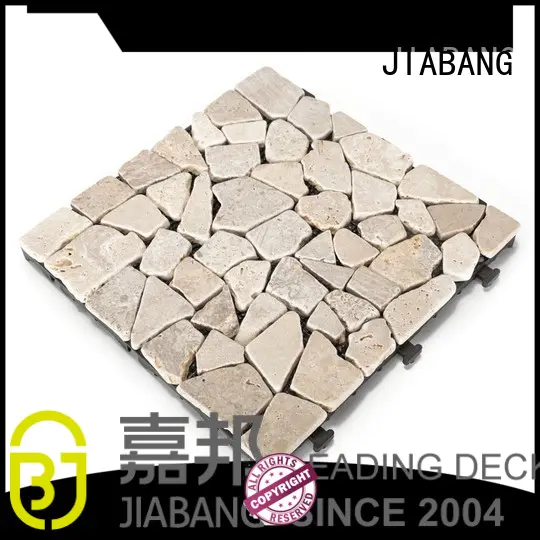 Hot diy travertine deck tiles playground color JIABANG Brand