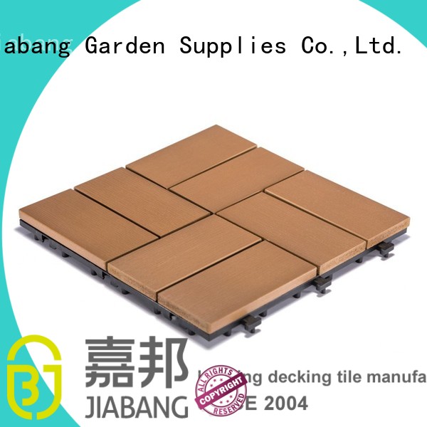JIABANG pvc plastic decking tiles popular garden path