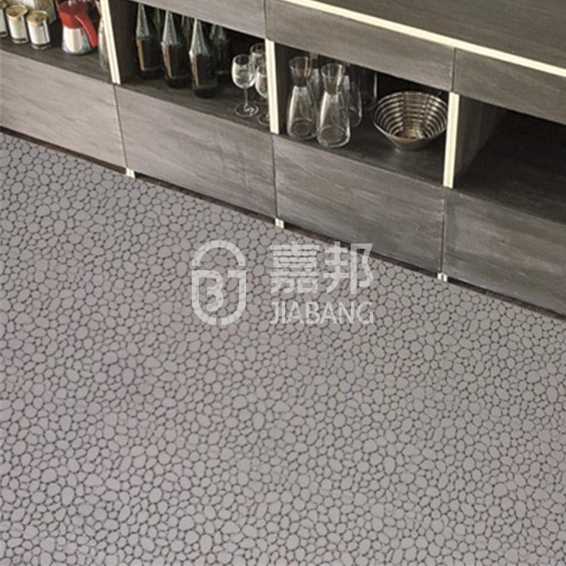Anti slip kitchen plastic floor mat JBPL3030PB Black-2
