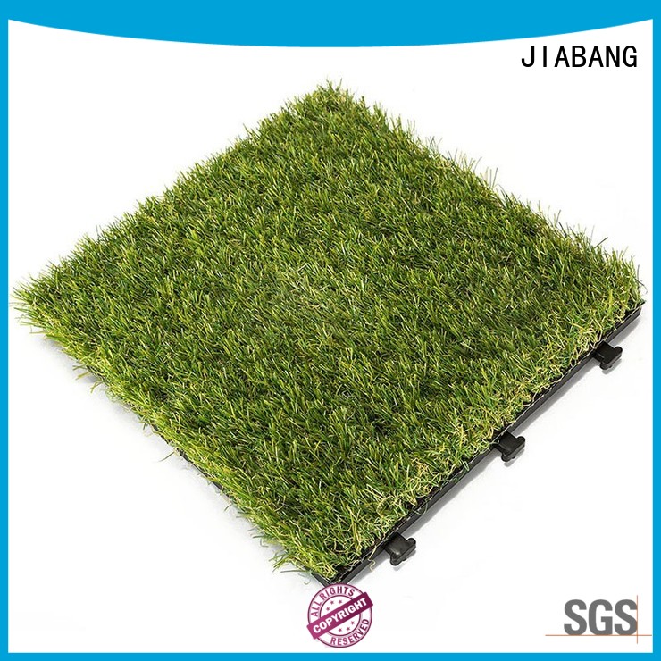 JIABANG landscape deck tiles on grass artificial grass garden decoration