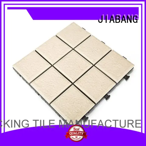 JIABANG Brand interlocking porcelain outdoor ceramic tile deck factory