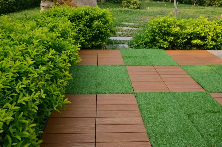 JIABANG durable plastic patio flooring tile anti-siding garden path