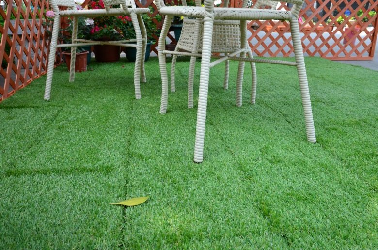 artificial grass deck tile, decking tile