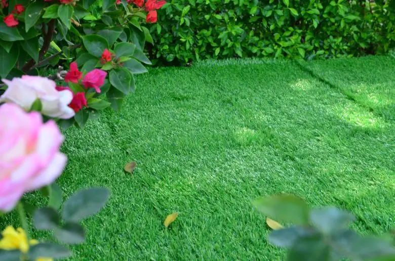 Garden path artificial grass deck tiles G001-4