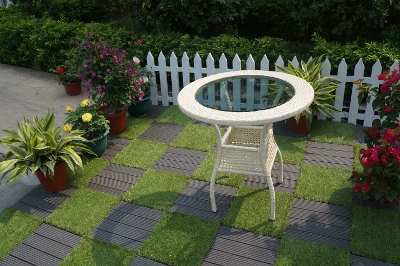 Custom landscape g004green grass floor tiles JIABANG mat