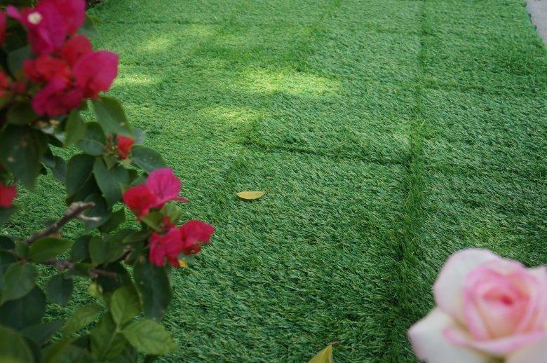 turf Custom garden fake grass squares artificial JIABANG