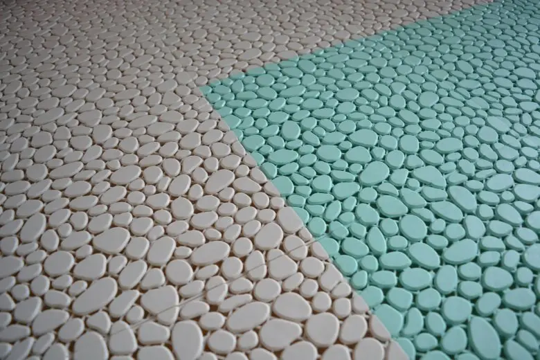 plastic floor tiles outdoor kitchen bathroom yellow JIABANG Brand