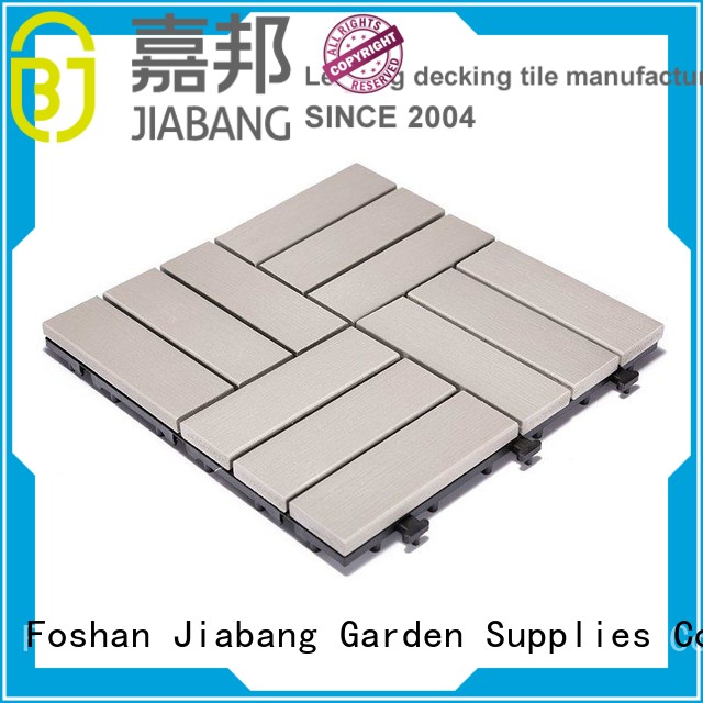 JIABANG high-end plastic interlocking deck tiles hot-sale gazebo decoration