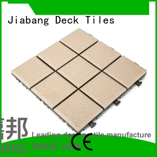 exterior porcelain stg ceramic interlocking tiles JIABANG Brand