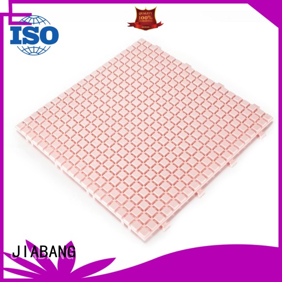 protective plastic wood tiles non-slip for customization