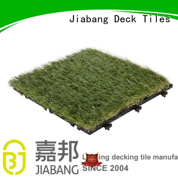 design permeable outdoor grass tiles turf backing JIABANG Brand