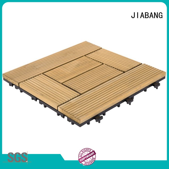 JIABANG adjustable wooden decking squares long size wooden floor