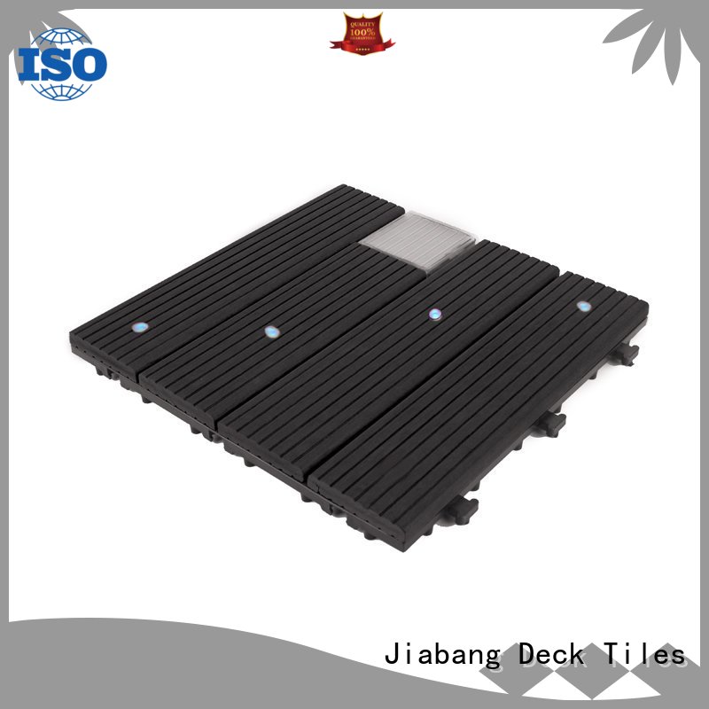 led snap together deck tiles decorative ground JIABANG