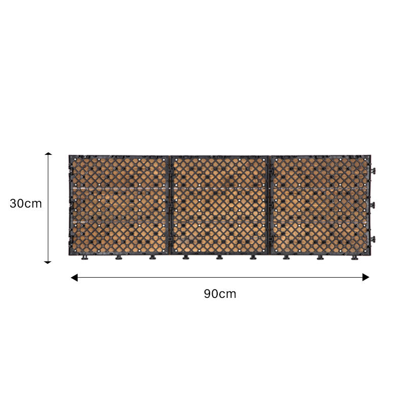 JIABANG interlocking hardwood deck tiles chic design wooden floor-2
