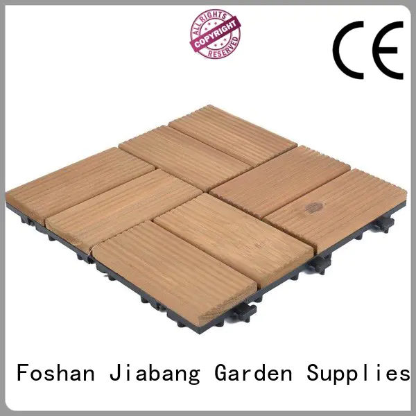 JIABANG diy wood interlocking wood deck tiles wood deck for balcony