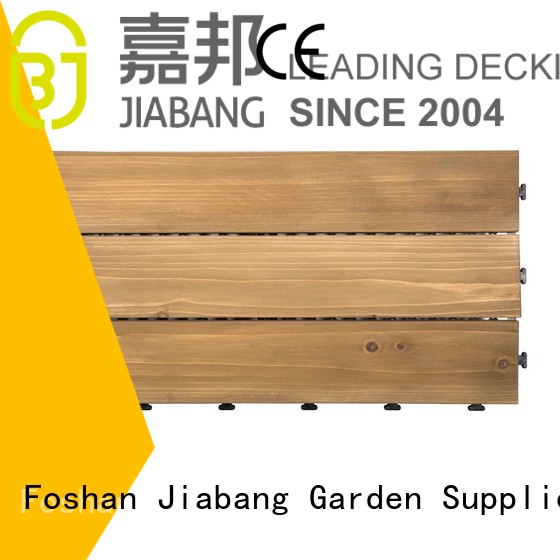 adjustable interlocking wood deck tiles long size for balcony