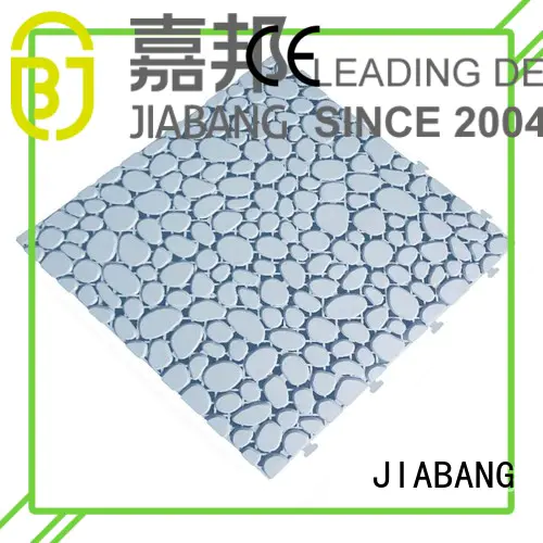 yellow flooring bathroom plastic floor tiles outdoor JIABANG manufacture