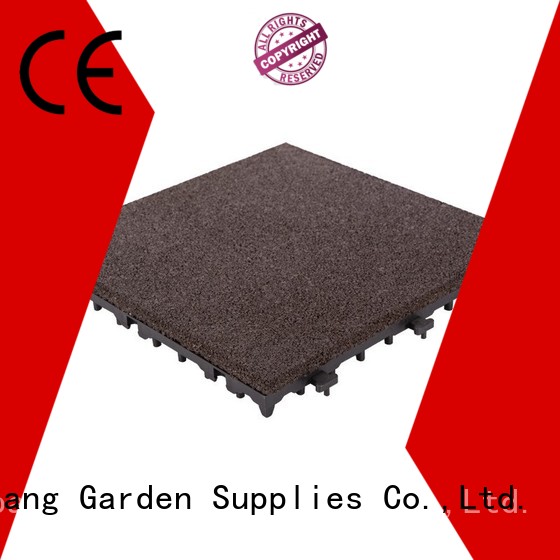 Outdoor flooring rubber patio tile XJ-SBR-DBR001