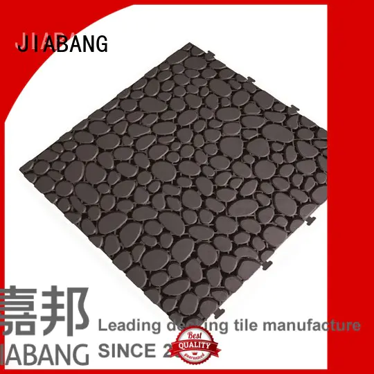 Anti slip kitchen plastic floor mat JBPL3030PB Black