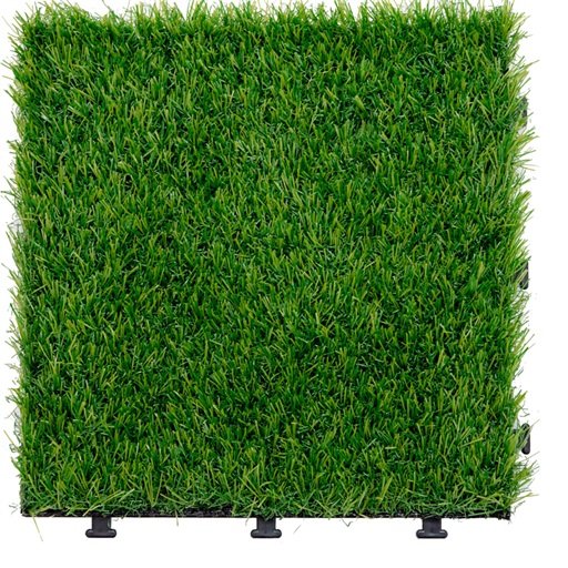 JIABANG Garden landscape artificial grass deck tiles G004-GREEN Normal Grass Deck Tile image99